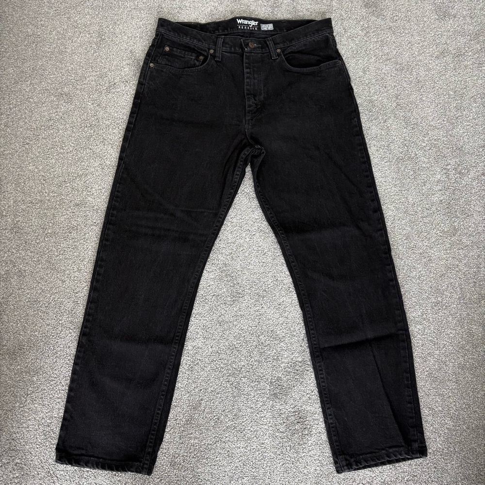 Wrangler Jeans Men 34 x 30 Straight Leg Stretch Denim